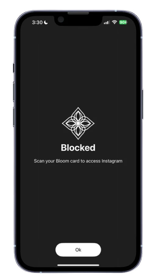 Bloom - Smartphone Blocking Card.