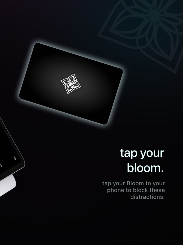 Bloom - Distraction Blocking Card – dumbwireless